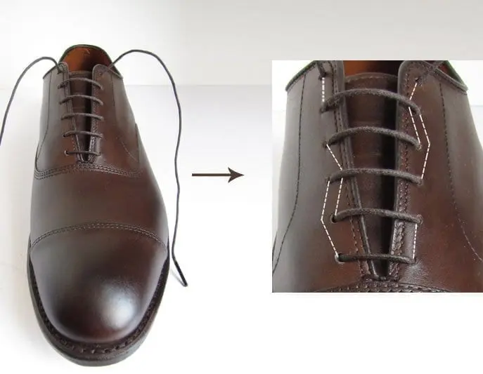 Best way to lace dress shoes best sale