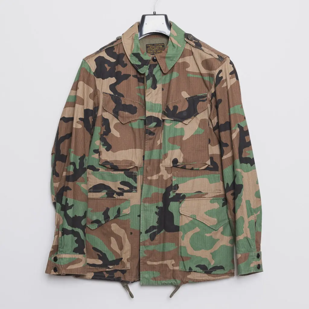 limited edition camouflage military jacket by Double RL