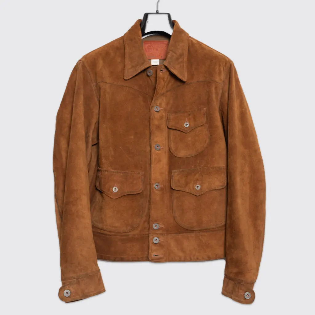 men's roughout suede jacket, RRL, Double RL