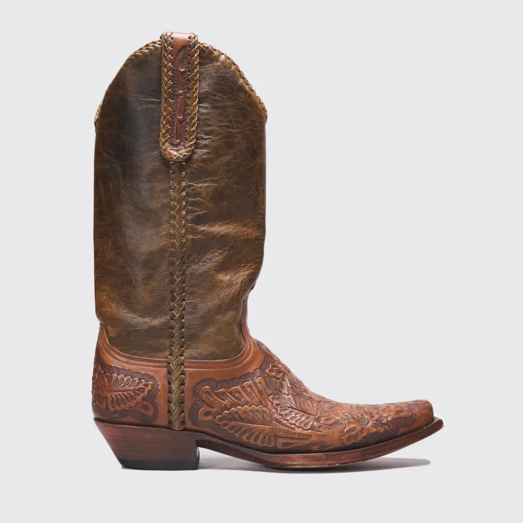 Old Gringo Western Boots hand tooled brown leather cowboy