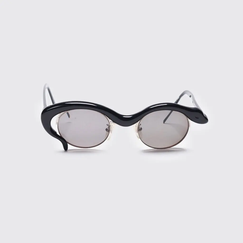 snake rim eyeglasses by designer Yohji Yamamoto