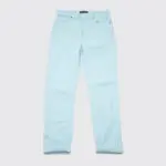 Monfrere Brando 5-Pocket Pants W32 Men Aqua Blue Chinos Jeans