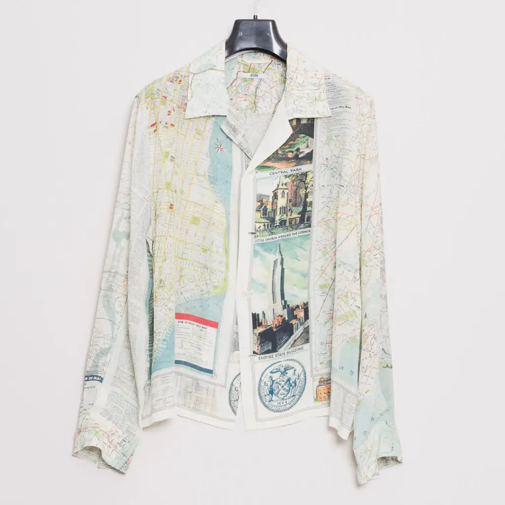 Bode New York clothing, silk shirt