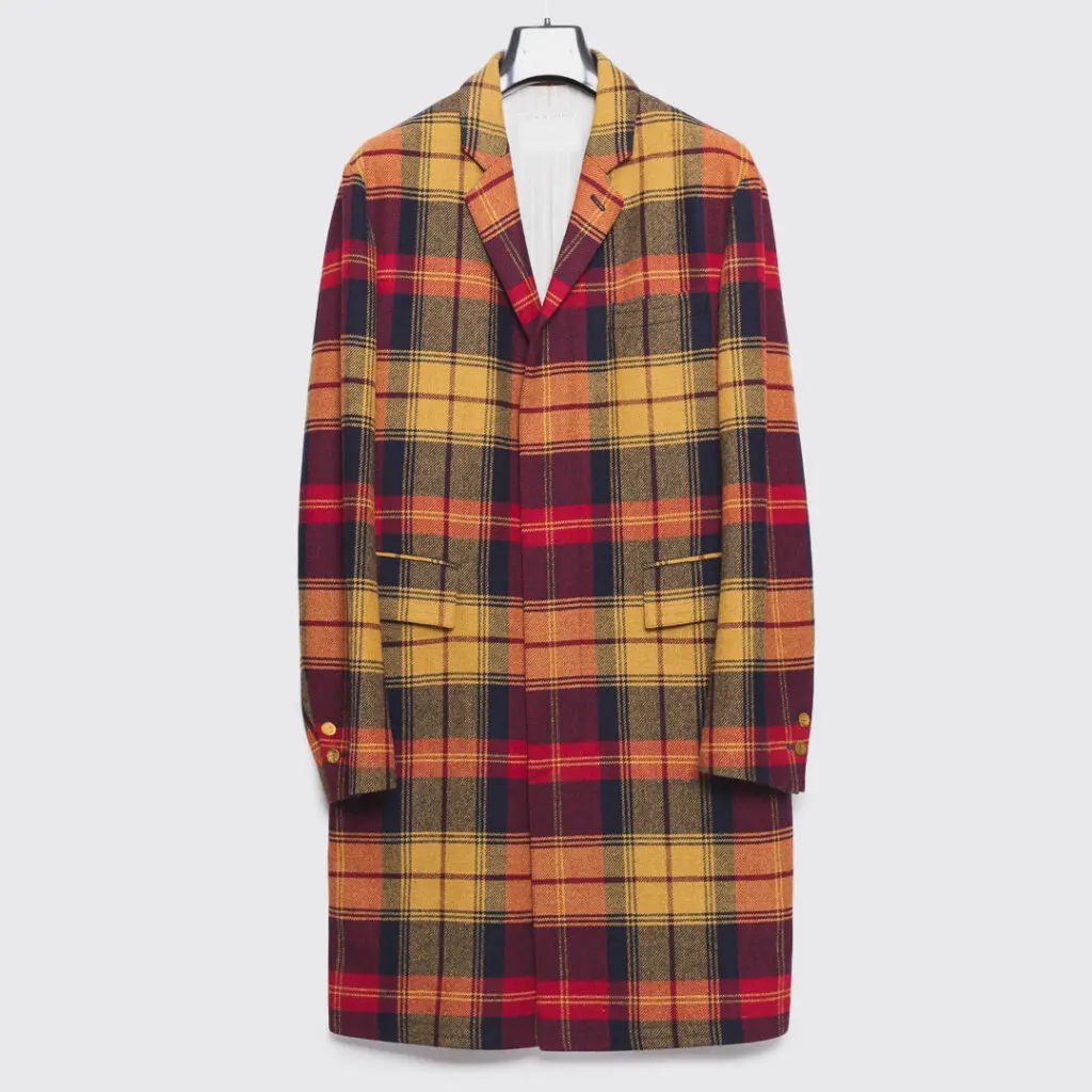 Colorful coat by Black Fleece Brooks Brothers designer Thom Browne