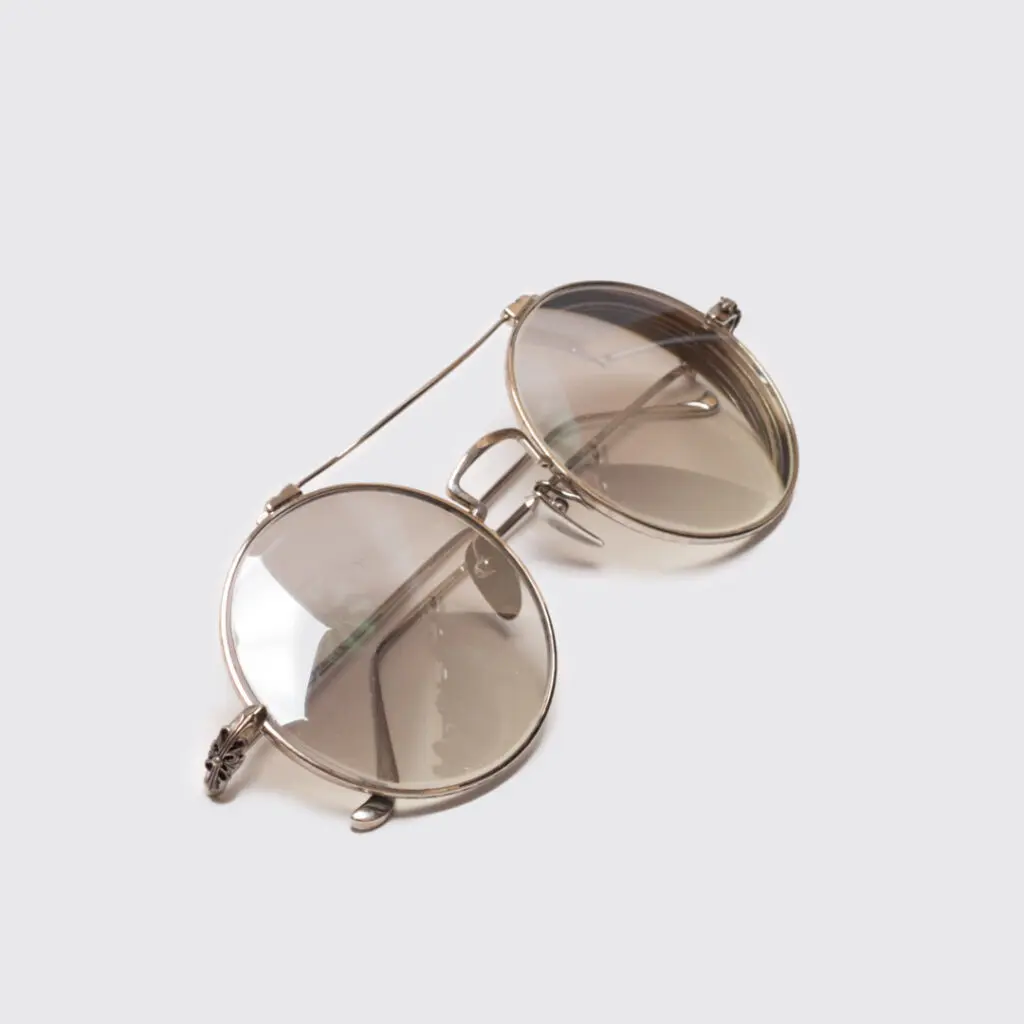 Chrome Hearts Prawn Queen Round Stainless Steel Frames