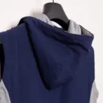 Zero Restriction The Champ Hoodie Vest Size S Men Navy Blue Gray