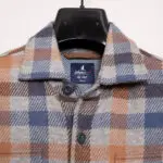 Johnnie-O Coggins Top Shelf Flannel Shirt Size S Gray Navy Plaid