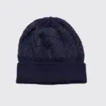 Patrik Ervell Soft Baby Alpaca Knit Cap Navy Olive Melange Beanie