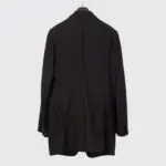 Yohji Yamamoto Coat Size 3 Men Black Cotton Made in Japan