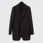 Yohji Yamamoto Coat Size 3 Men Black Cotton Made in Japan