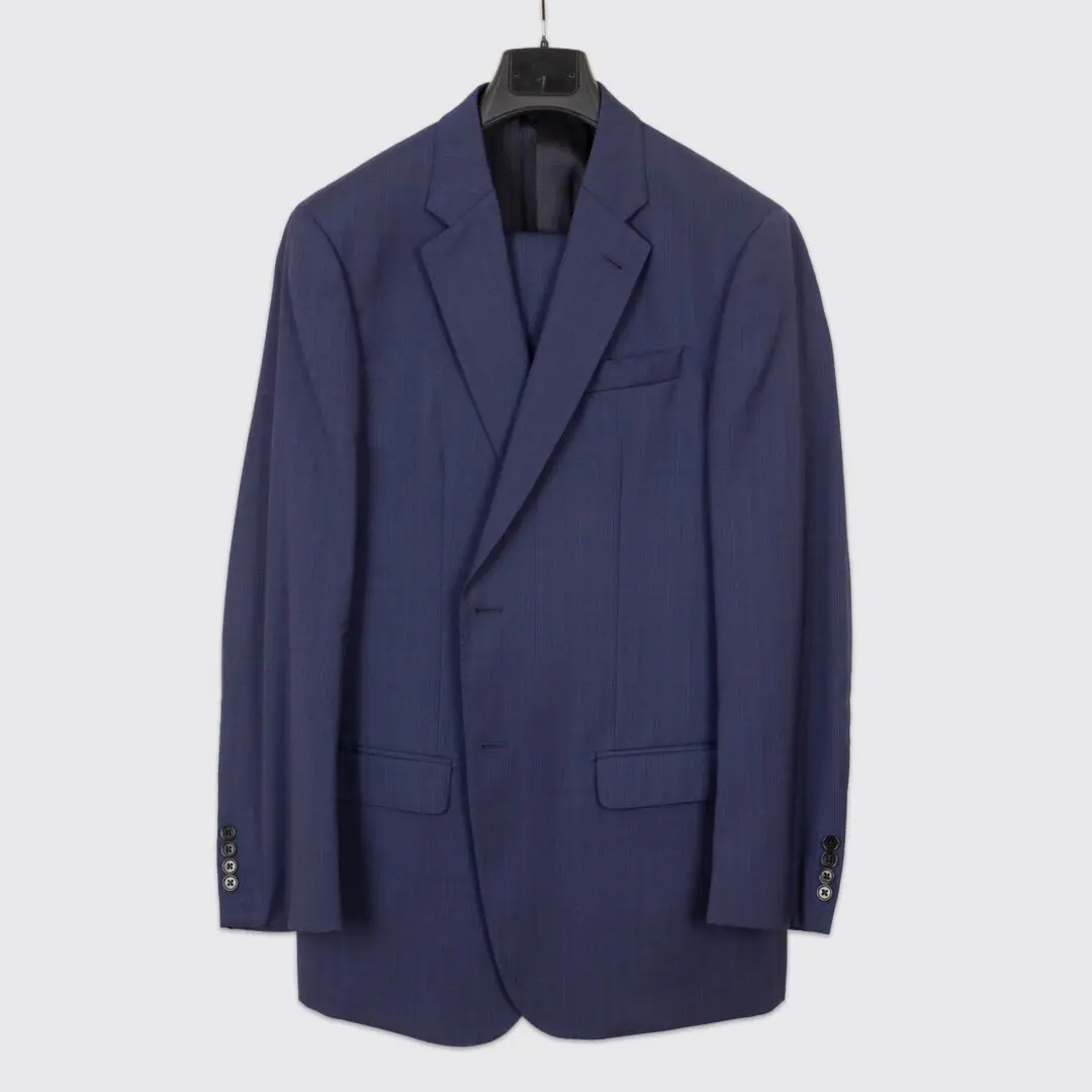 Emporio Armani G Line Suit Size 44 (EU54) Royal Blue Brushed Wool