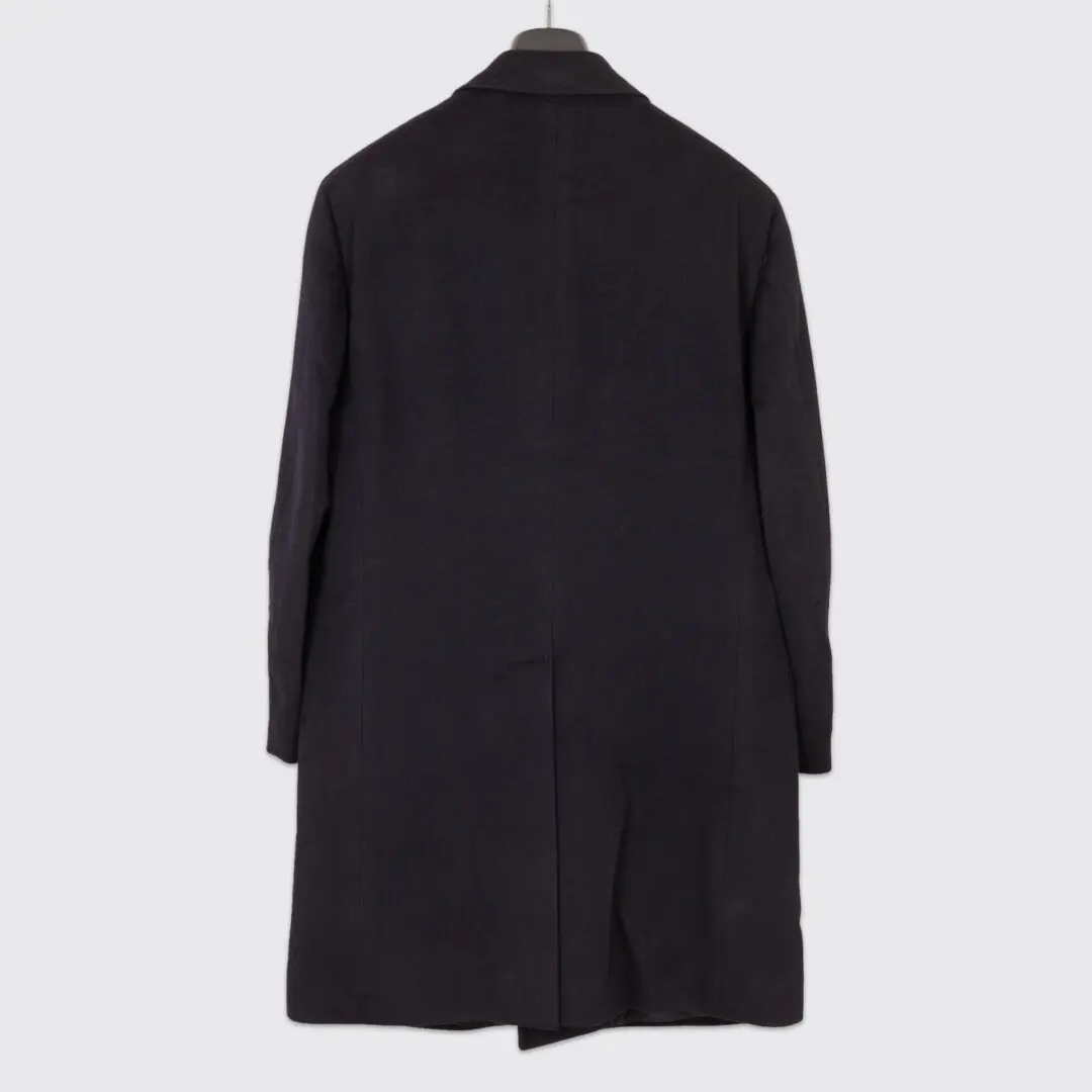 Cantarelli Coat Size EU52 (Short) Dark Navy Wool Cashmere Fleece