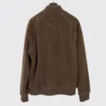 Mr. P Sherpa Fleece Full Zip Size XXL Men Brown Luxury Jacket
