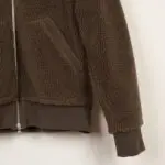 Mr. P Sherpa Fleece Full Zip Size XXL Men Brown Luxury Jacket