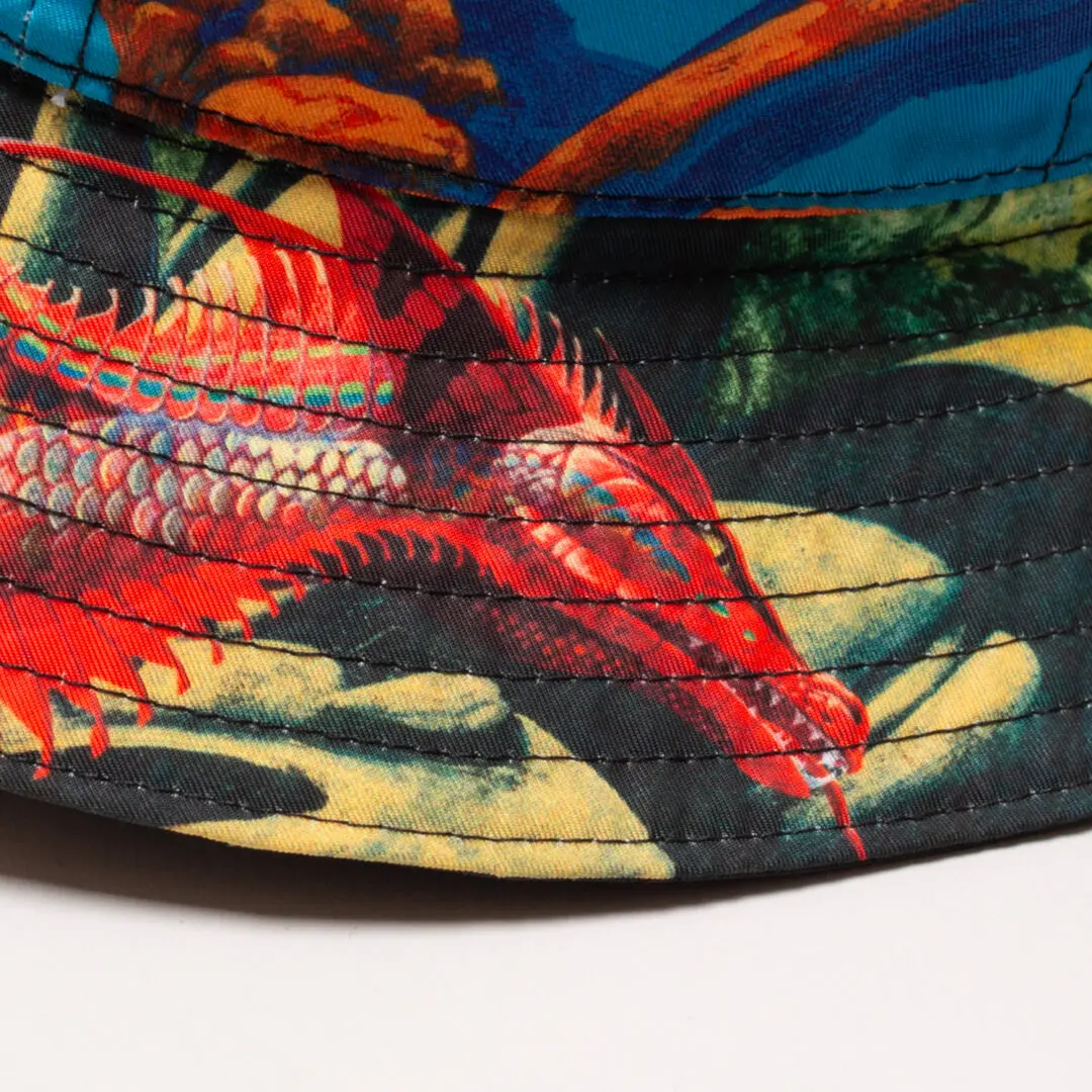 Valentino Garavani Dragon Bucket Hat Size 59cm Multicolor