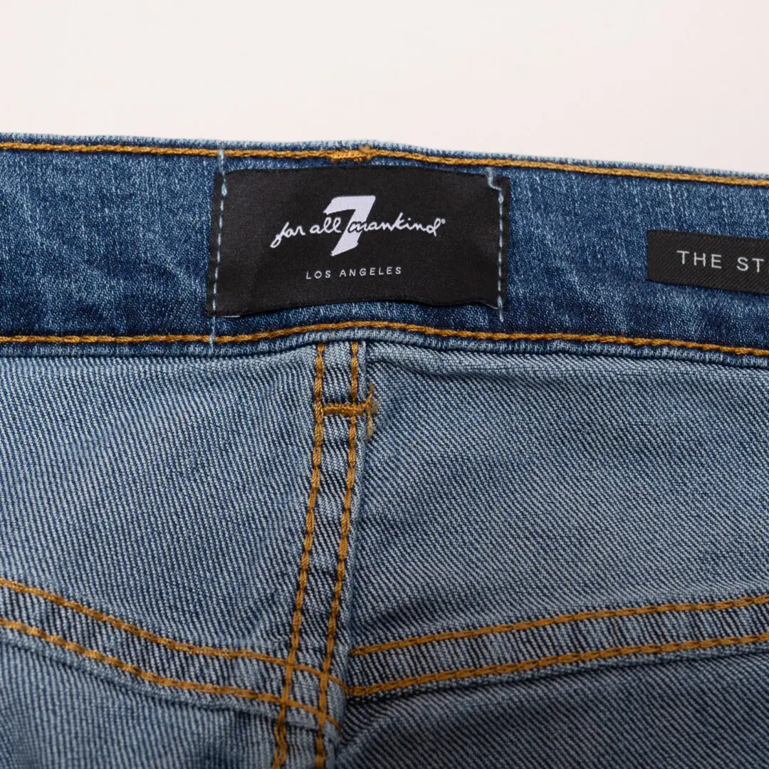 7 for all Mankind the Straight Jean W32 L31 Airweft Denim Alameda