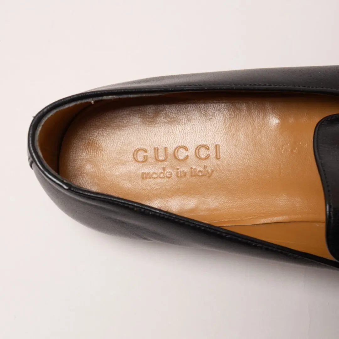 Gucci Bit Loafer Size 10 (US10.5) Men Donnie Black Leather Shoes