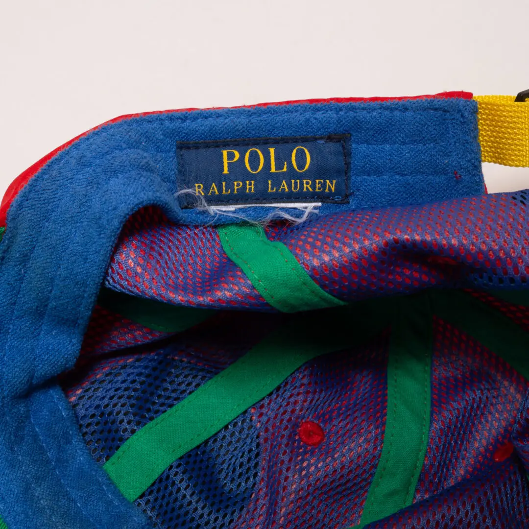 Polo Ralph Lauren Sportsmen Ball Cap O/S Red Vintage Repro