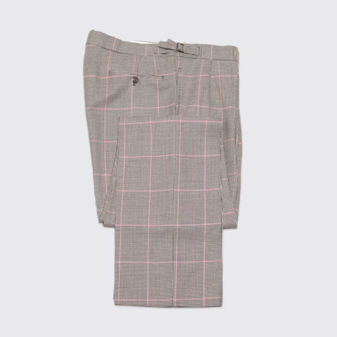 Ralph Lauren Purple Label Pants W36 Houndstooth Pink Windowpane