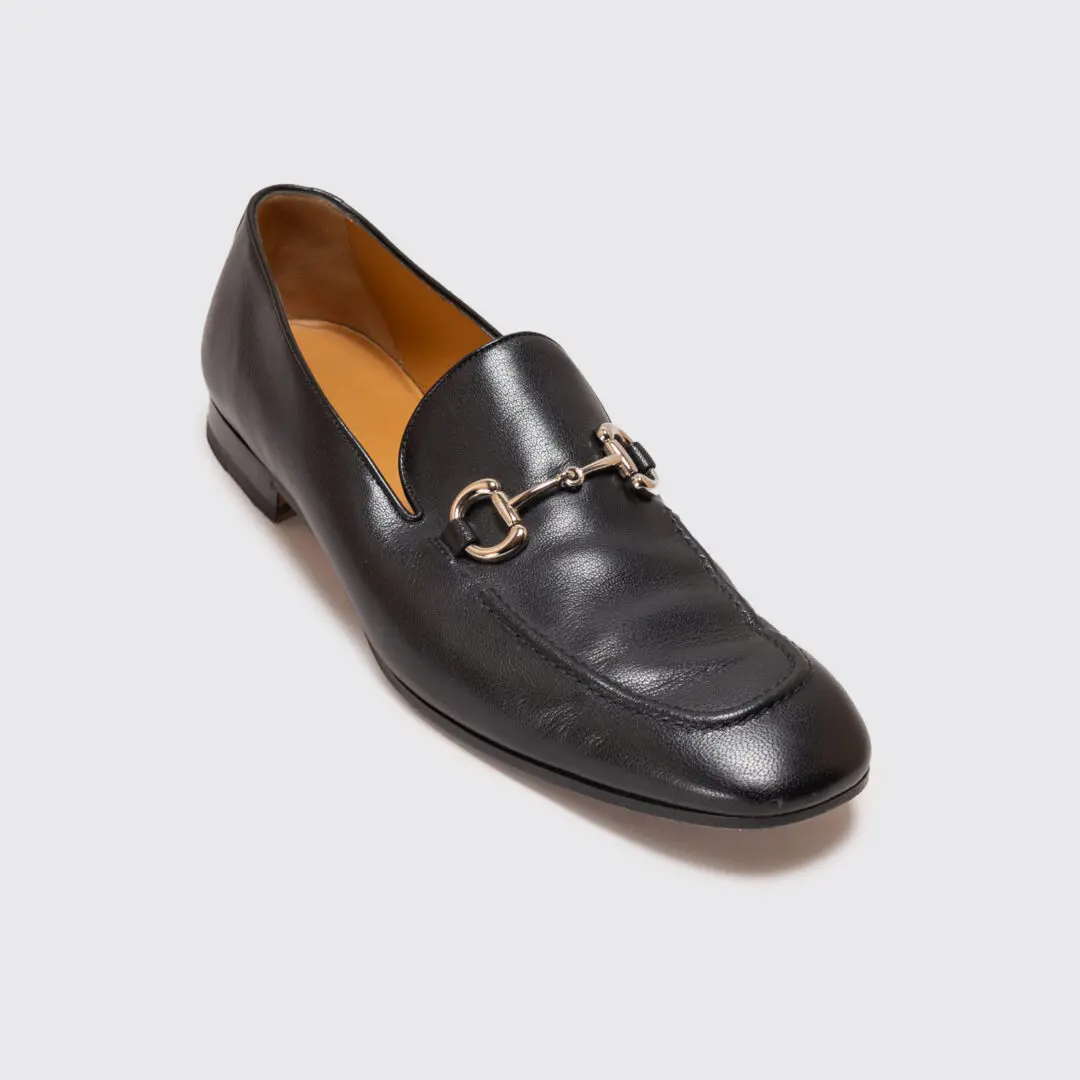 Gucci Bit Loafer Size 10 (US10.5) Men Donnie Black Leather Shoes