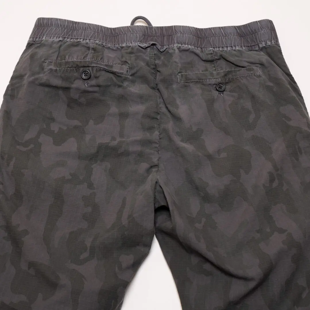 James Perse Drawcord Pant Size 1 Lightweight Cotton Camo Print