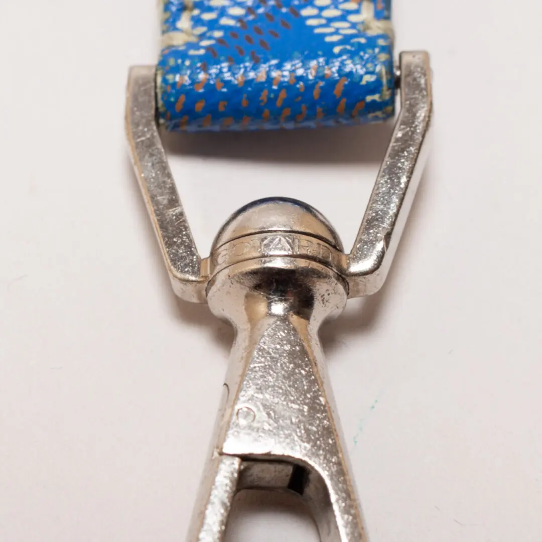 Goyard Mousqueton Key Ring Bright Blue Carabiner Clip