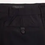 PRADA Dress Pants Size EU50 Men Black Flat Front Button Fly