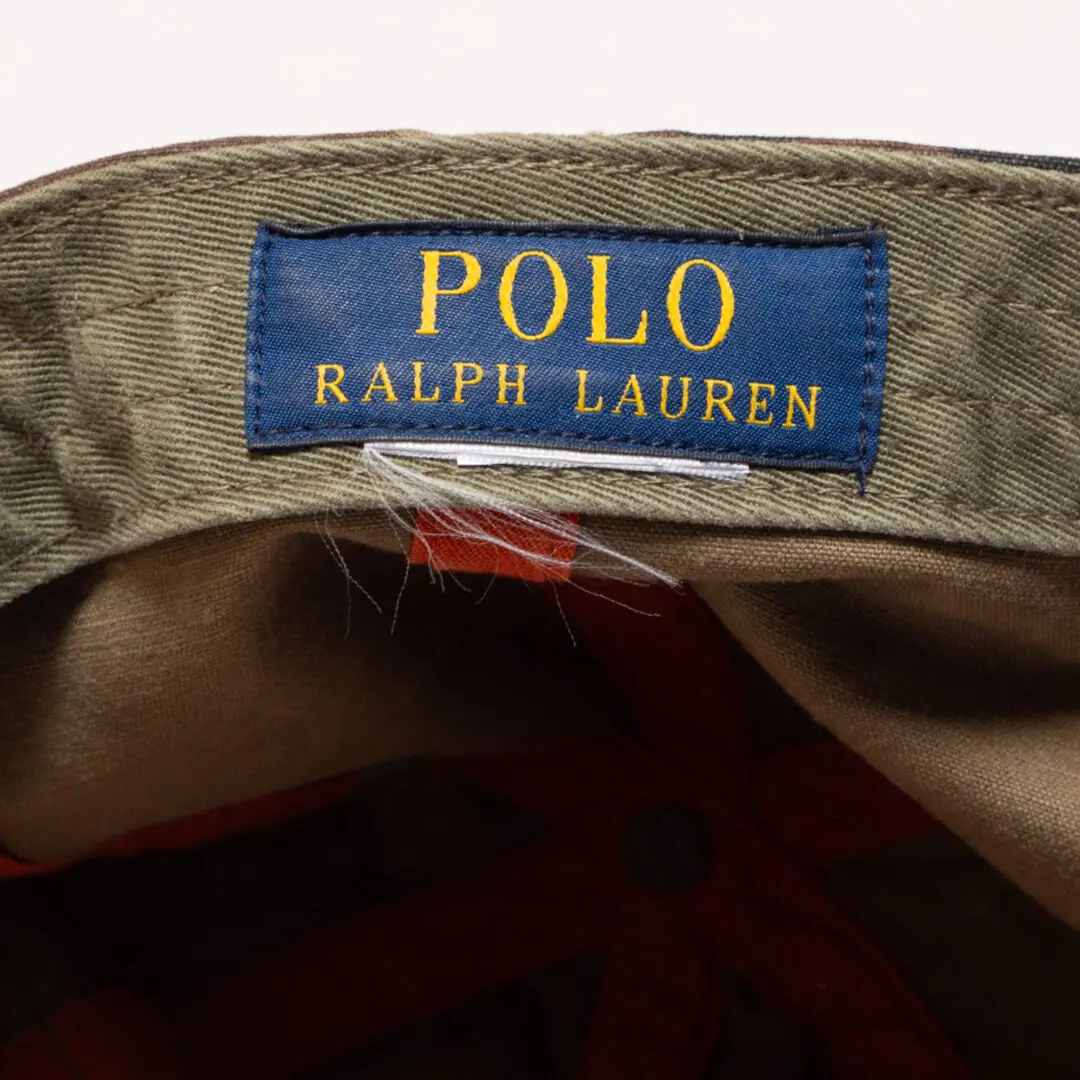 Polo Ralph Lauren Camo Ball Cap with Collegiate Logo Patch