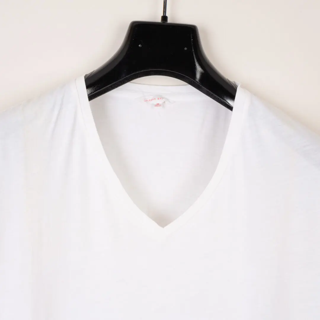 Orlebar Brown T-Shirt Size M White Ob-V Cotton Jersey V-Neck