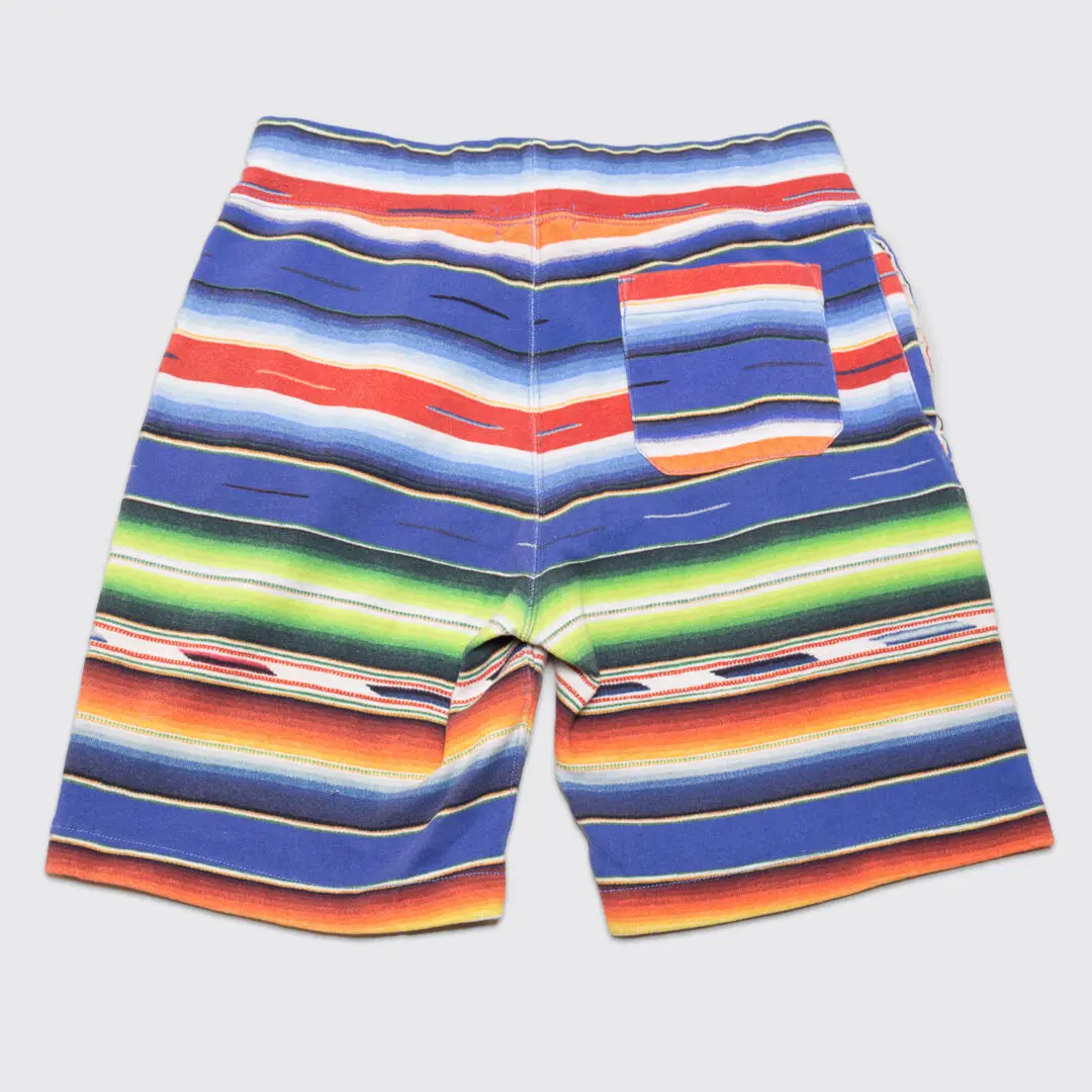 Polo Ralph Lauren Shorts Size S Serape Print Fleece Multicolor