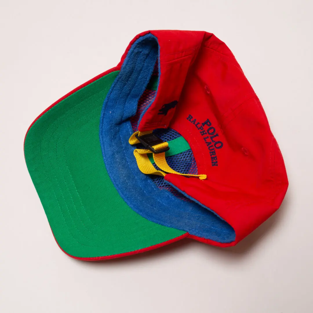 Polo Ralph Lauren Sportsmen Ball Cap O/S Red Vintage Repro