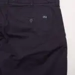 Lacoste Bermuda Shorts Size W34/35 Navy Blue Stretch Cotton Slim Fit