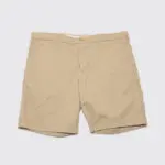 Lacoste Bermuda Shorts Size W34/35 Beige Stretch Cotton Slim Fit