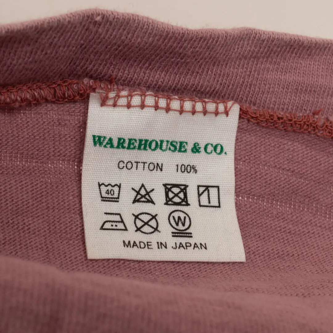 Warehouse & Co. Japan T-Shirt Size M Faded Purple Cotton S/S