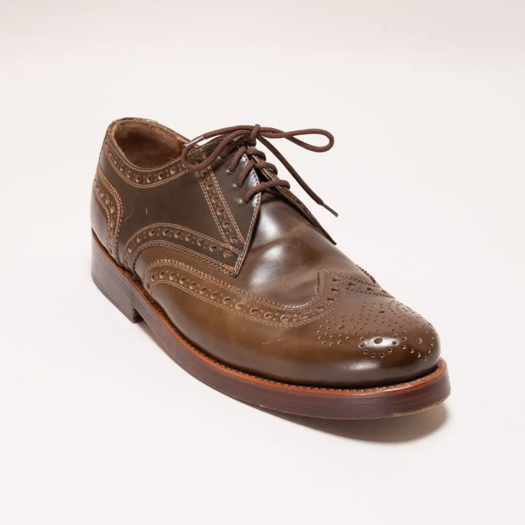 Heinrich Dinkelacker Shell Cordovan Shoes UK9 Men Brown Rio Derby