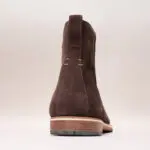 Helm Pablo Dress Boot Size 12 Chocolate Balthazar Suede Zipper