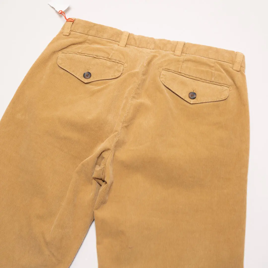 Brooks Brothers Red Fleece Pants W30 L29 Tan Corduroy Slim Fit