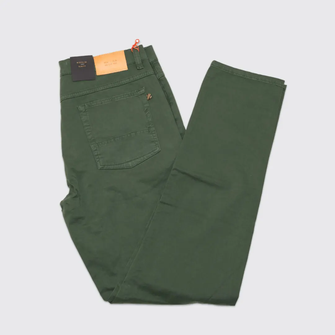 Billy Reid Jeans W33 Men Green MSL-ALA Slim Fit 5-Pocket Chino