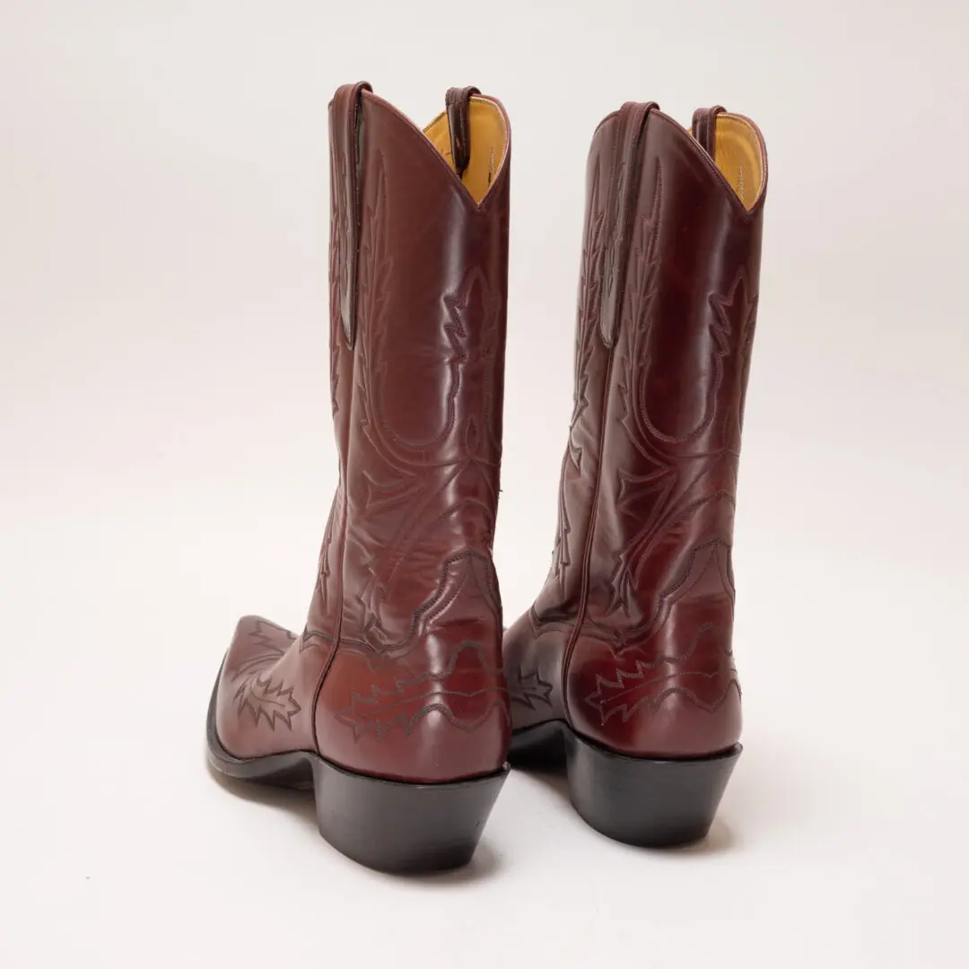 Back at the Ranch Santa Fe Western Boot Size 9 Men Oxblood Cowboy