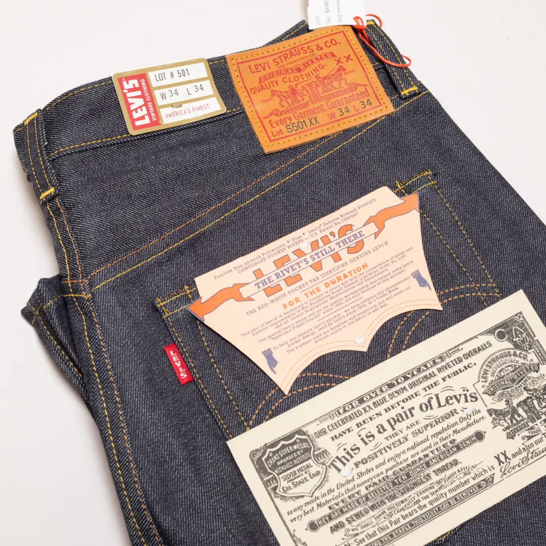 LEVI'S Vintage Clothing S501XX Jeans W34 L34 Japanese Selvedge