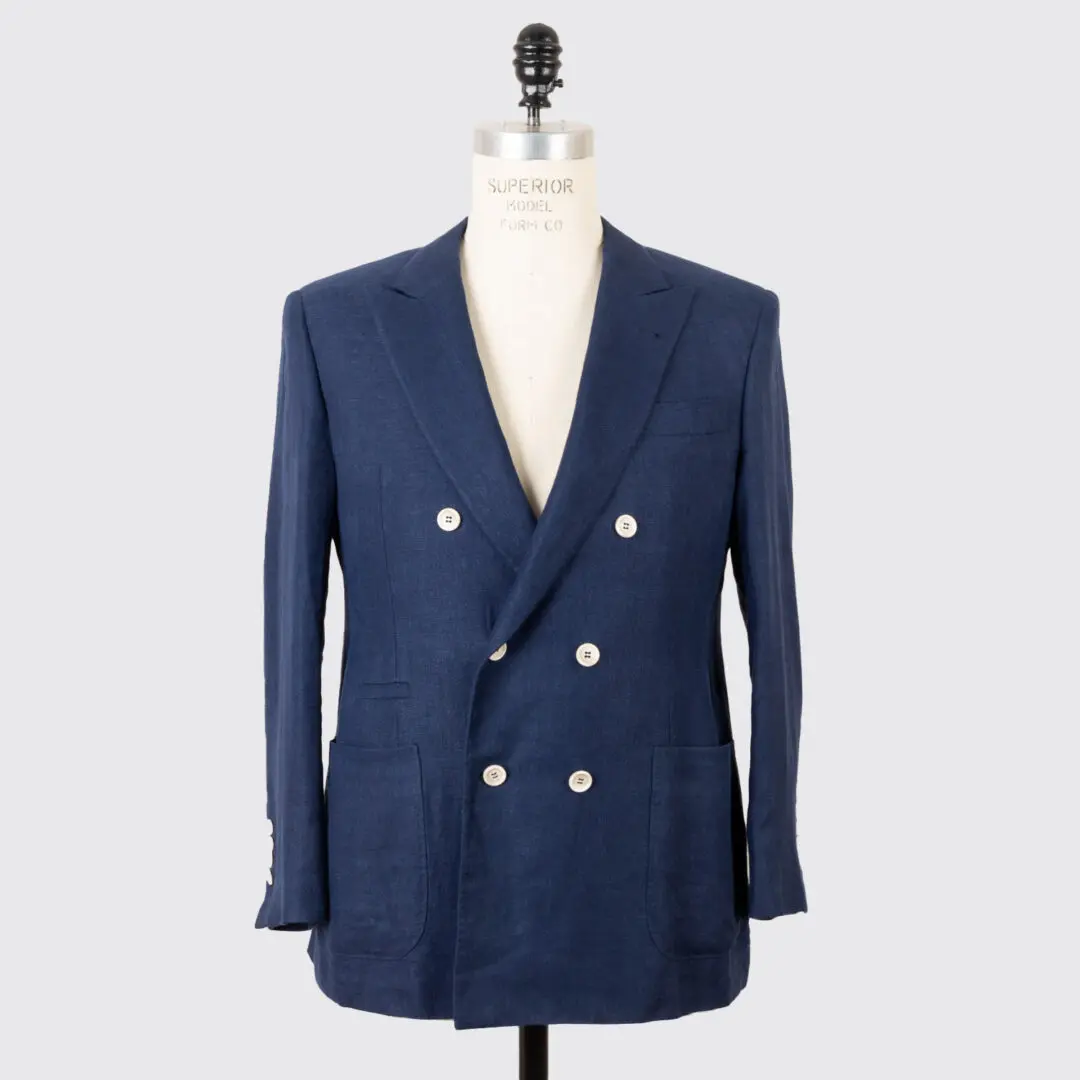 Brunello Cucinelli Sartoria Solomeo EU52 Double Breasted Blazer