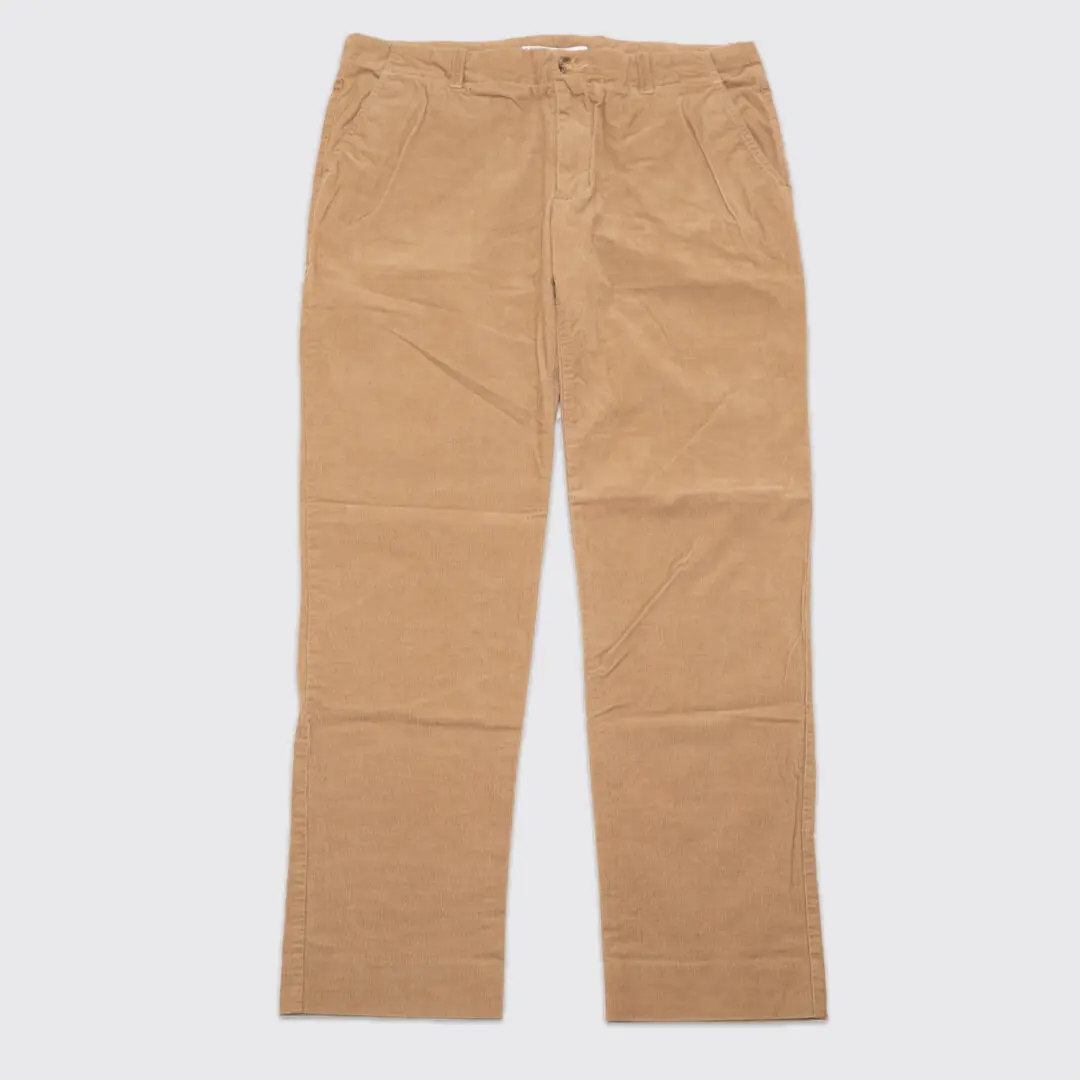 Mr. Turk Pants W34 L30 Men Beige Pinwale Corduroy Made in U.S.A.