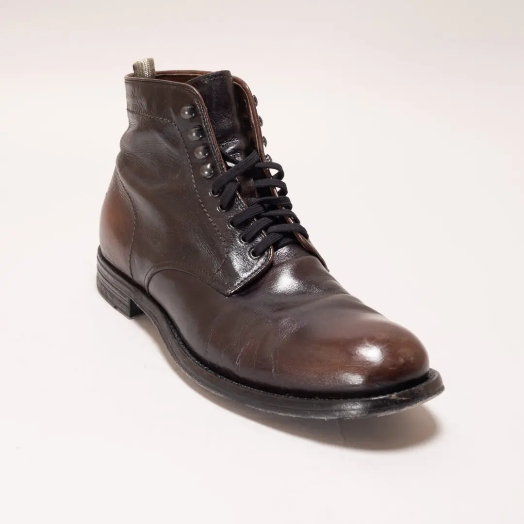 Officine Creative Boots Size 9 (EU42) Brown Burnished Toe Derby