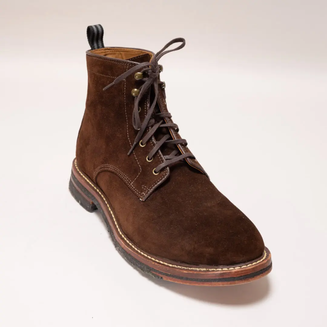 Cole Haan x Todd Snyder Boots Size 11.5 Brown Suede Bryling Lace