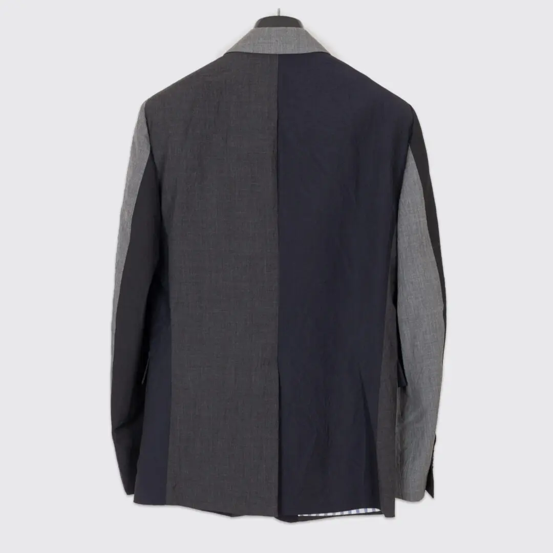 Wooster x Lardini Blazer Size EU48 Color Block Wool Made in Italy