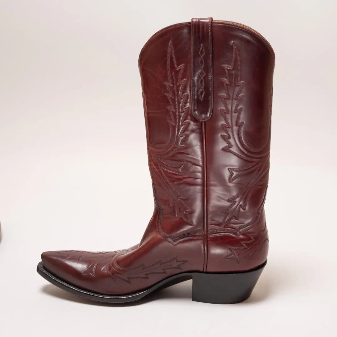 Back at the Ranch Santa Fe Western Boot Size 9 Men Oxblood Cowboy