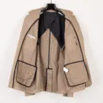 Mr. Turk Blazer Size 44 Light Brown Cotton Unstructured Jacket