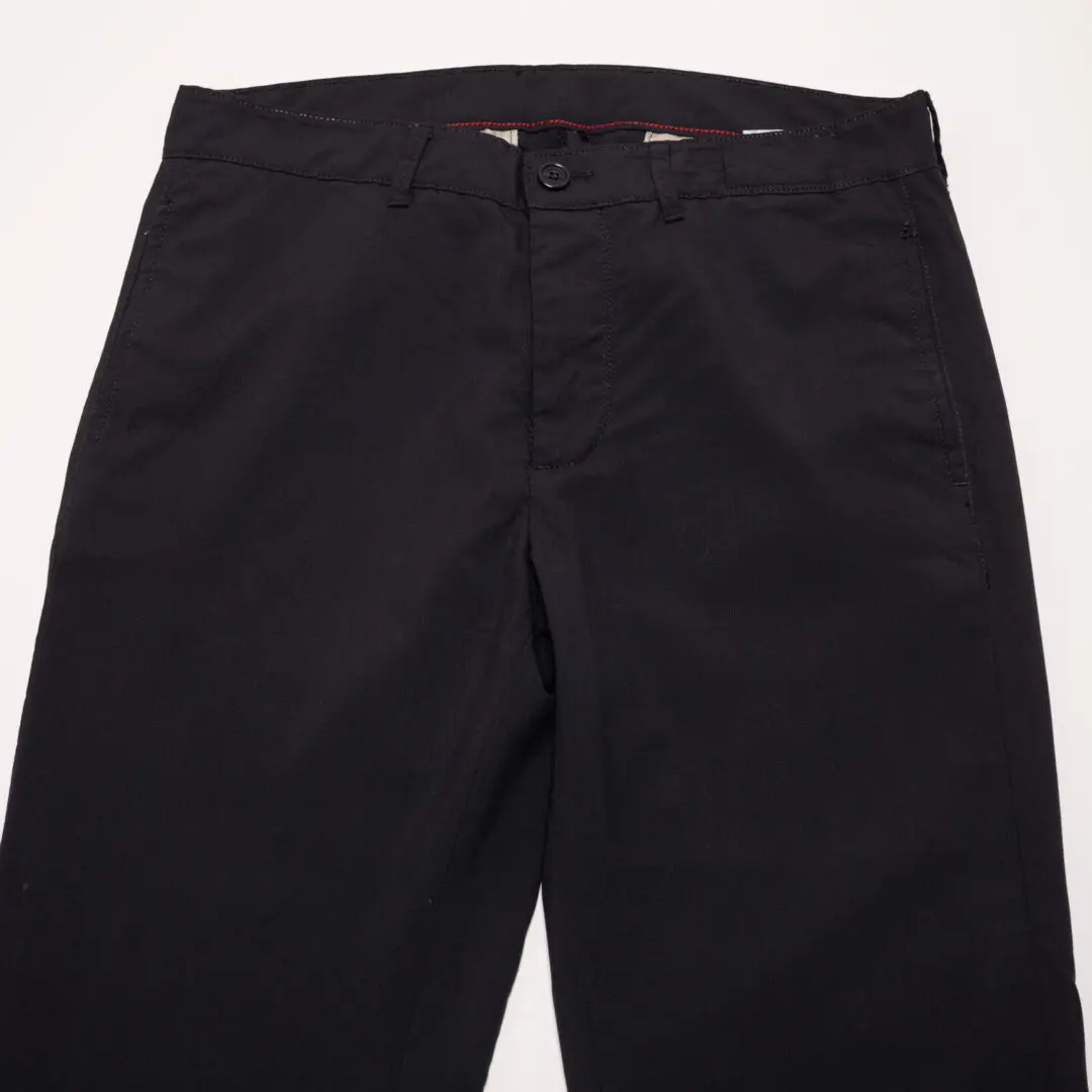 Massimo Alba Pants Size EU46 Black Lightweight Wool Regular Fit