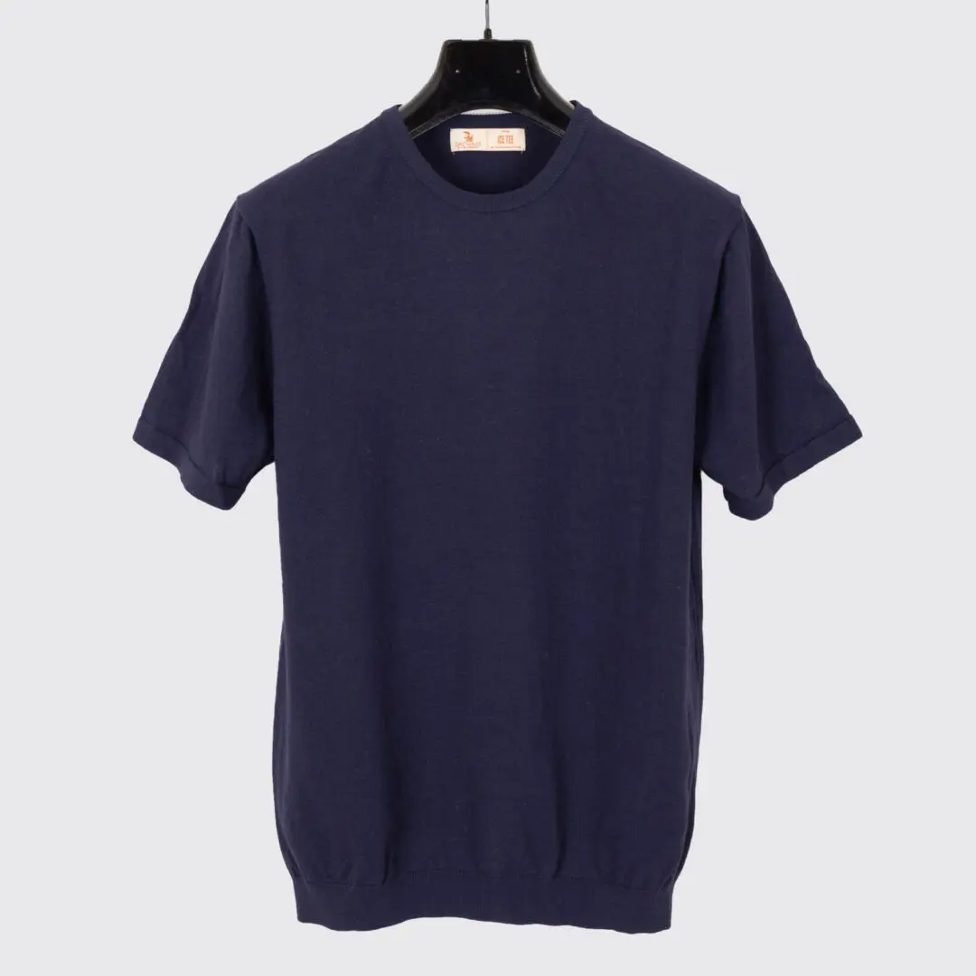 Dayware by the Armoury Ice Tee Size S Navy Blue Knit Cotton