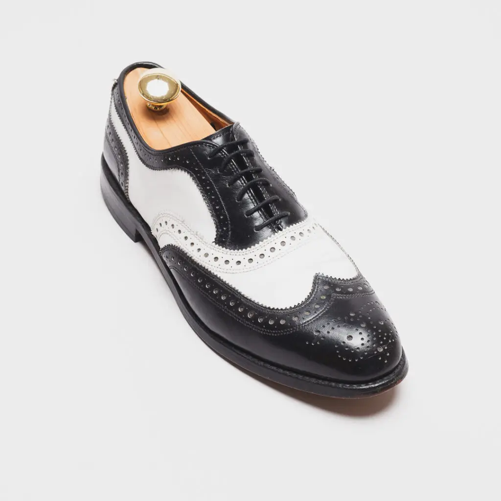 Black and white spectator wingtip, broadstreet by Allen Edmonds